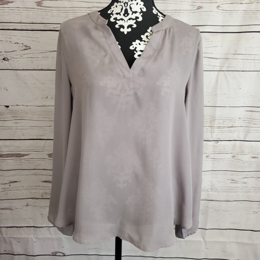 Taupe long sleeve blouse from‎ VIIShow brand